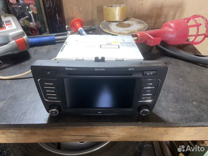 Магнитола Bolero Blaupunkt Skoda Octavia RS