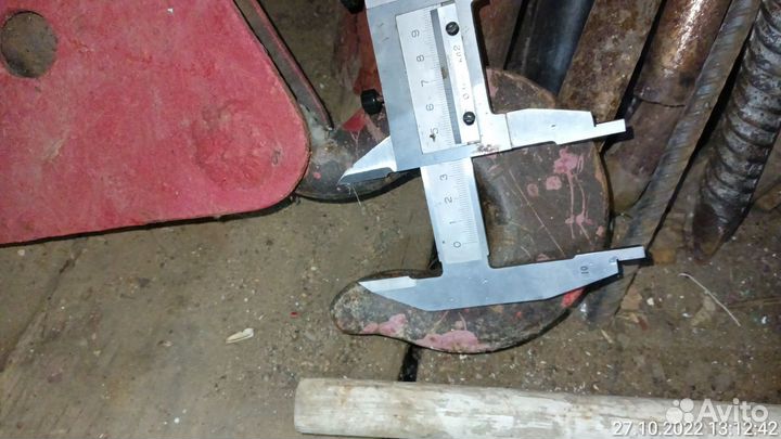 Крюк трелёвочный с блок роликом здоровенный