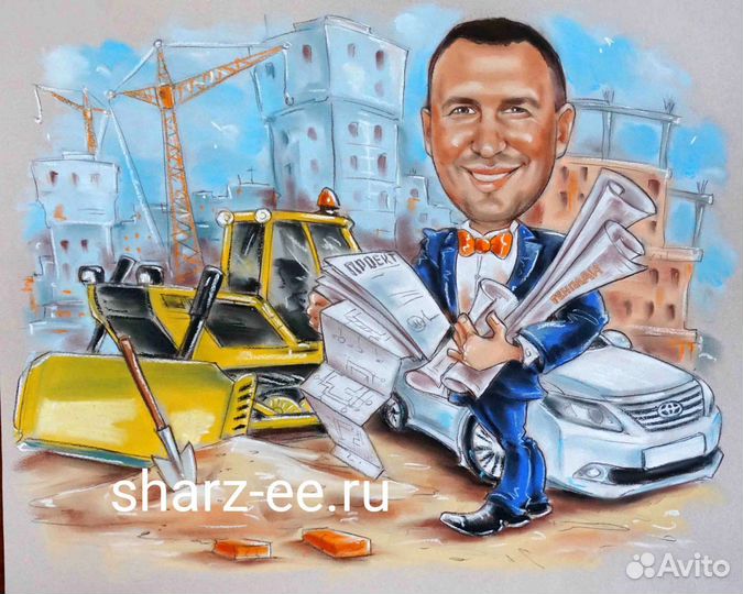 Шаржи и портреты по фото на заказ