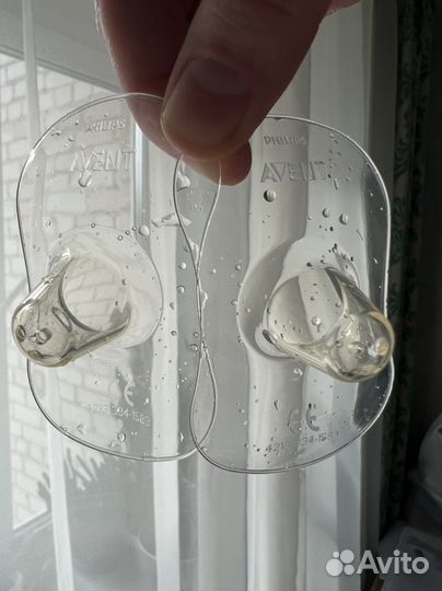 Силиконовые накладки для кормления Avent S 15мм