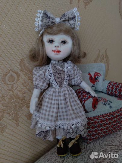 Текстильная кукла ручной работы