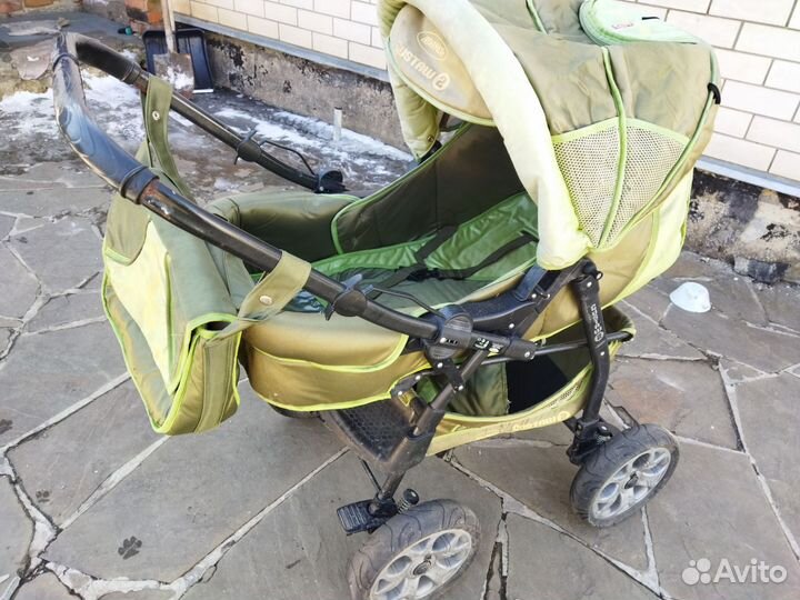 Коляска adamex 3 в 1 бу