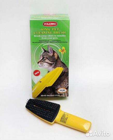 Расческа с ионизацией для животных Volcano