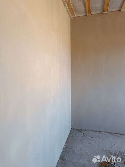 Механизированная штукатурка полусухая стяжка