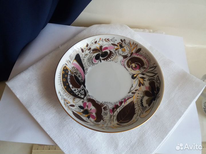 Бокал с блюдцем Ленинградский лфз