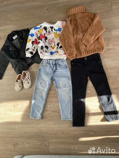 Вещи пакетом на девочку zara