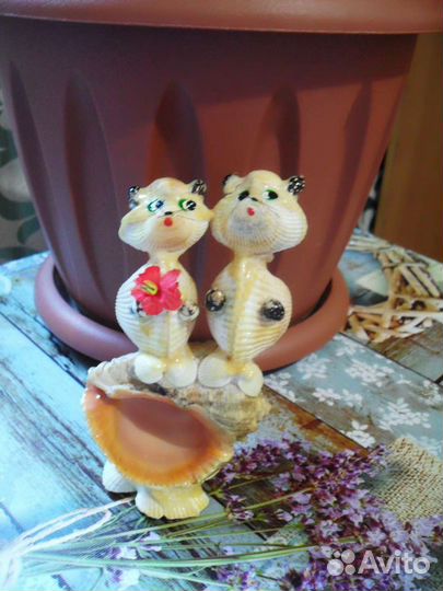 Коты из ракушек