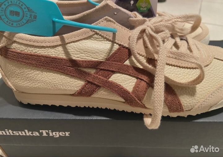 Asics Onitsuka Tiger Beige Suede Brown оригинал