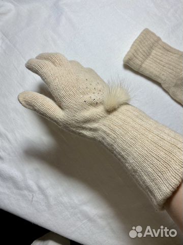 Перчатки женские вязанные