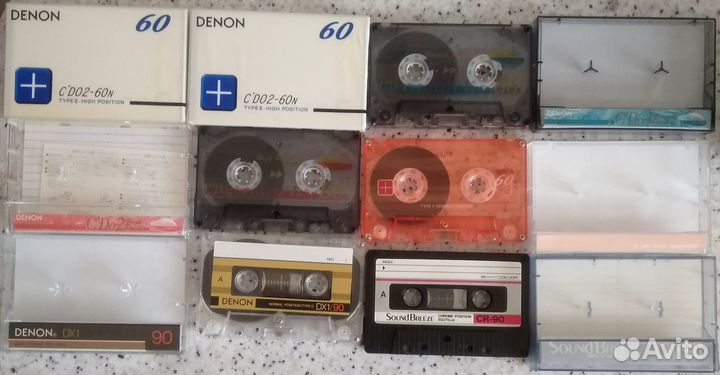 Аудиокассеты - Denon,Tdk, Basf, Orwo,Свема, мк-60