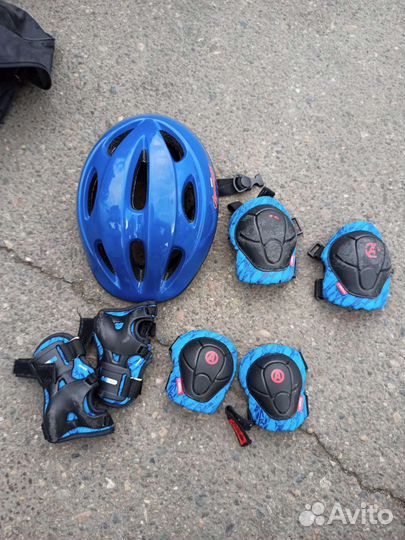 Детская защита набор роликовые коньки