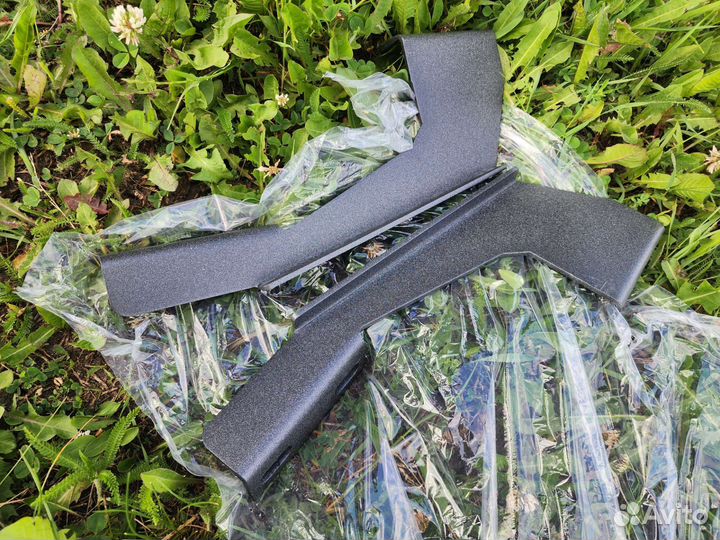 Защита порогов площадка новая