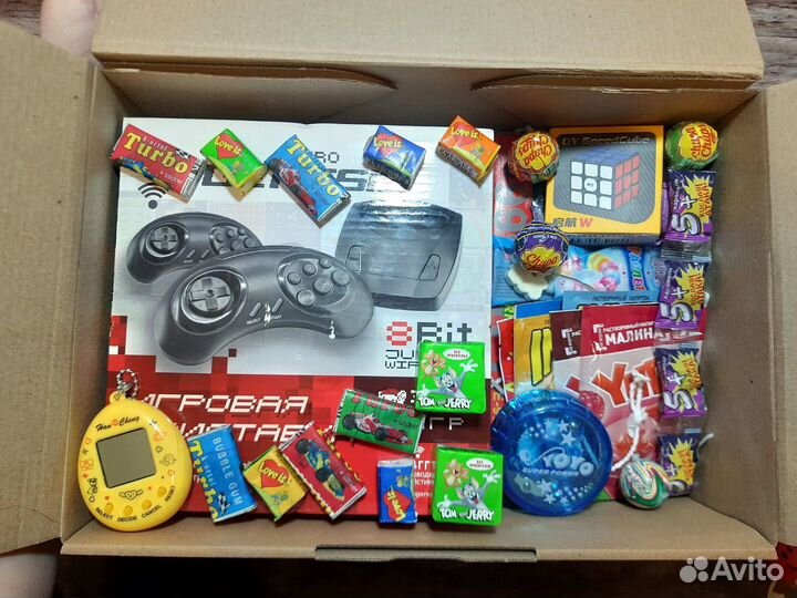 Подарочный набор ретро Привет из 90 х с Dendy