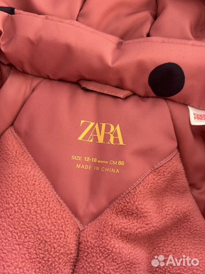 Детский зимний комбинезон zara