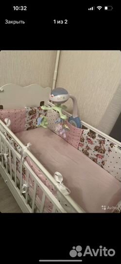 Бортики тонкие в детскую кроватку