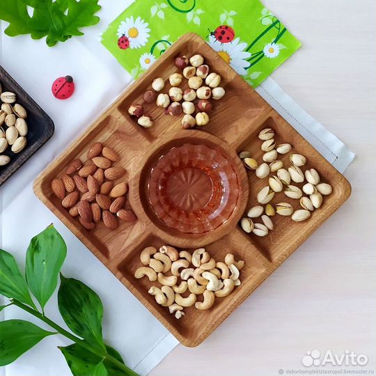 Менажницы из дерева