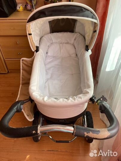 Коляска 2 в 1 эко кожа Emmaljunga Mondial Duo Comb