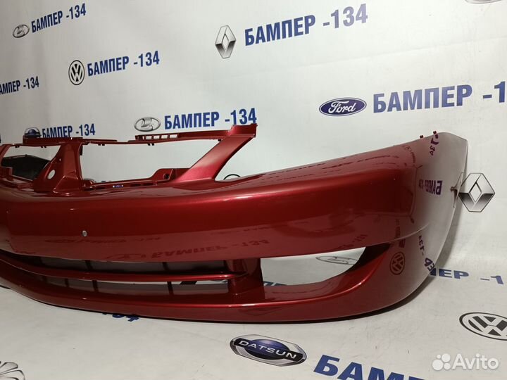 Бампер передний mitsubishi lancer 9 красный