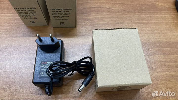 Опт от 10шт новые блоки питания 12V 2A