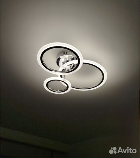 Люстра потолочная (Новая) светодиодная с пультом