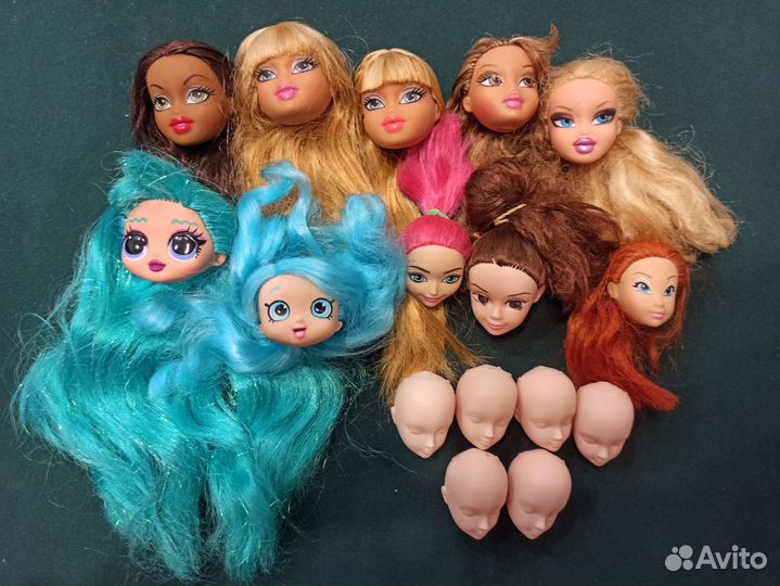 Кукольные запчасти, головы Bratz и тела