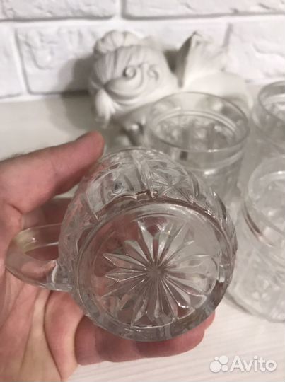 Кружки хрустальные