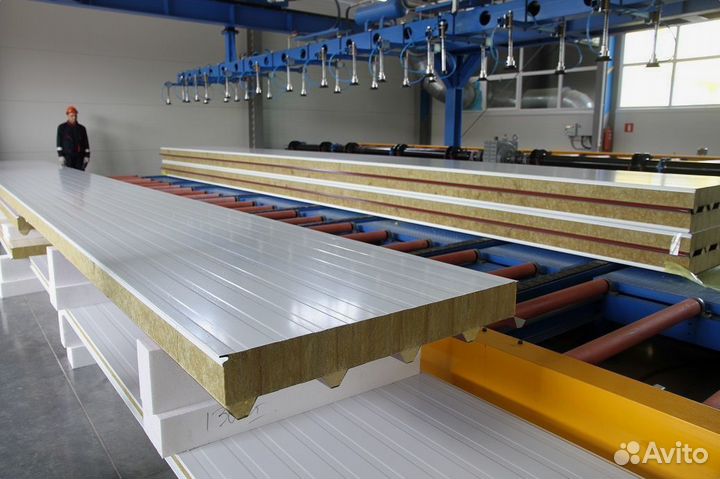 Сэндвич панели трехступенчатые Доставка