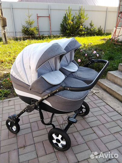 Детская коляска для двойни Indigo