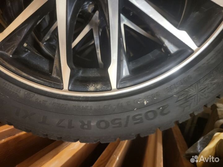 Колеса зимние Континенталь r17 лада Веста