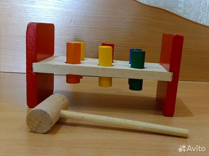 Стучалка гвозди перевёртыши с молоточком