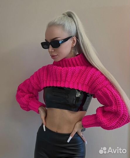 Вязаные рукава ручной работы