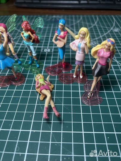 Фигурки winx винкс и barbie барби из киндера