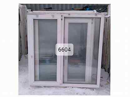 Окно бу пластиковое, 1460(в) х 1440(ш) № 6604