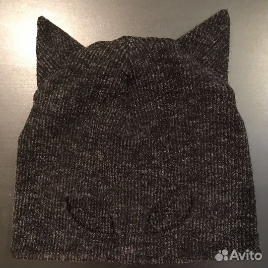 Шапка кошка с ушками