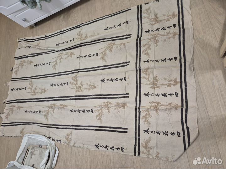 Шторы хлопок бу
