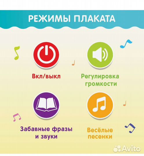 Обучающий плакат «Изучаем время». новый