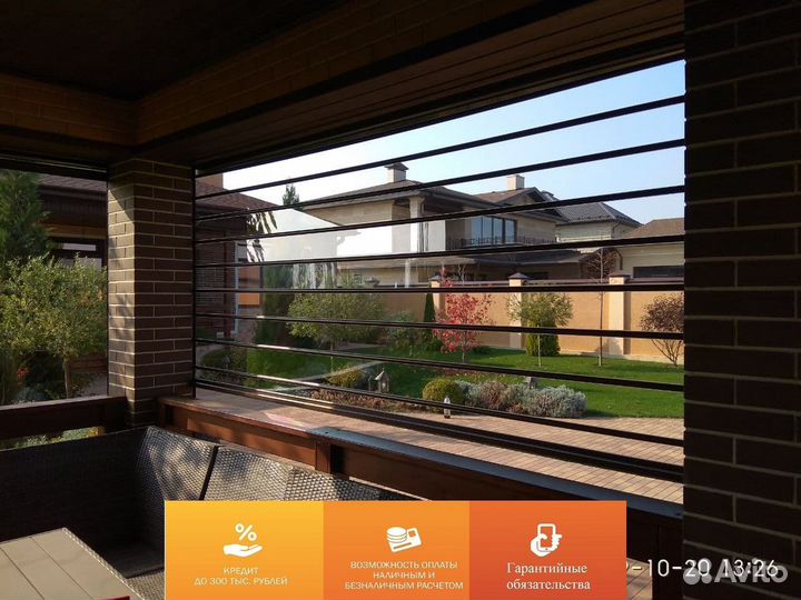 Прозрачные роллеты из поликарбоната