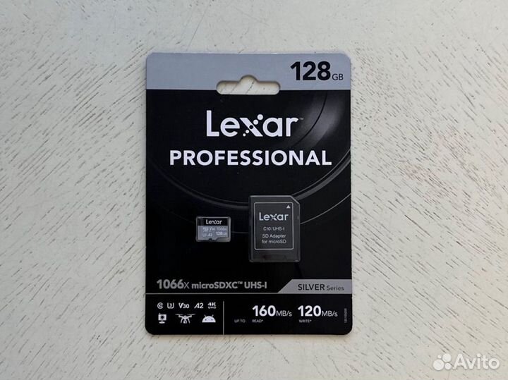 Карта памяти MicroSD Lexar 128GB