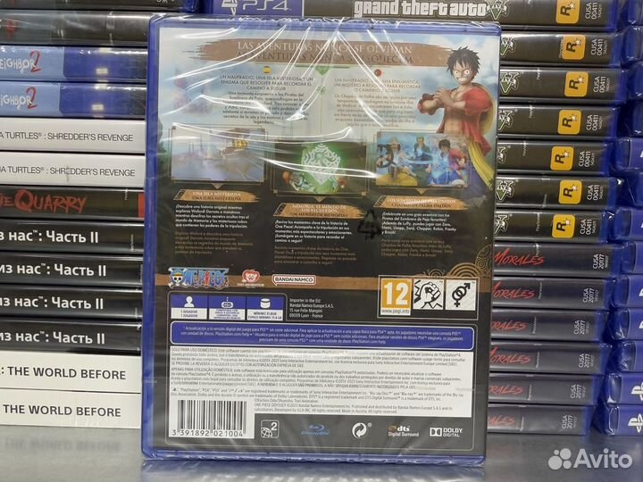 Диск PS4 One Piece Odyssey