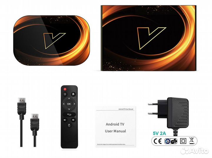 Тв приставка Vontar X3 4/64 Android smart tv