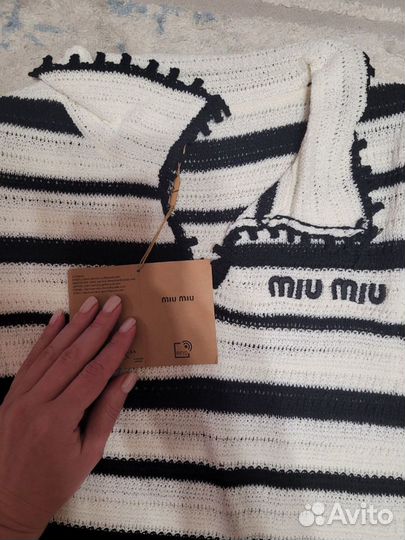 Пляжное платье Miu Miu