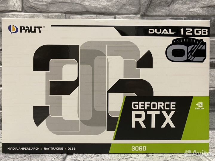 Видеокарта Palit Nvidia GeForce RTX 3060 12Gb Dual