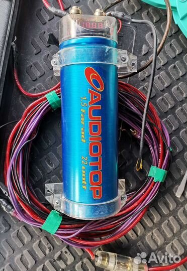 Конденсатор провода саб усилитель