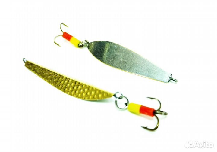 Блесна Маропедка 4г 40мм чешуя Латунь