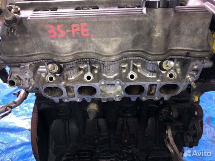 Двигатель передний Toyota Carina E ST191L 3S-FE