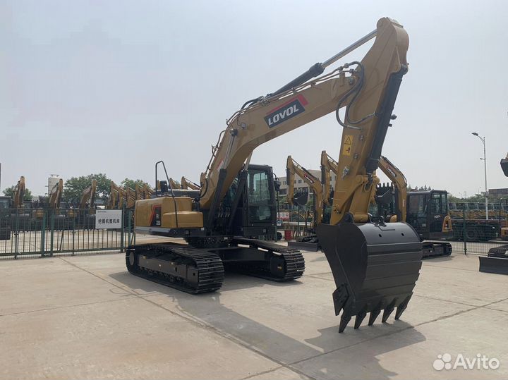 Гусеничный экскаватор Lovol FR220D, 2024