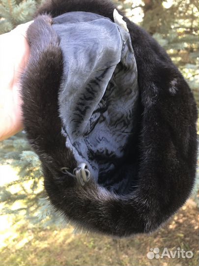 Берет женский норковый