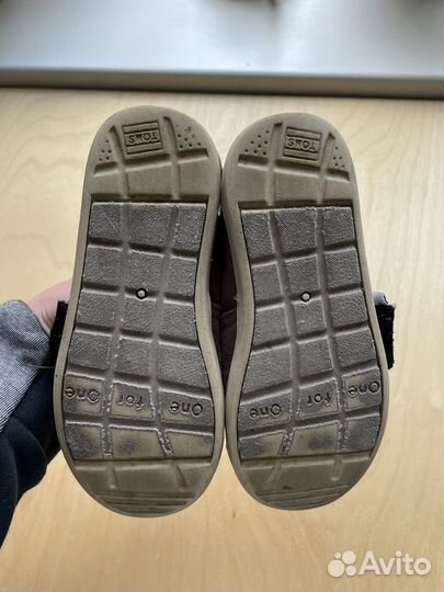 Слипоны Toms оригинал для мальчика 17,5 см