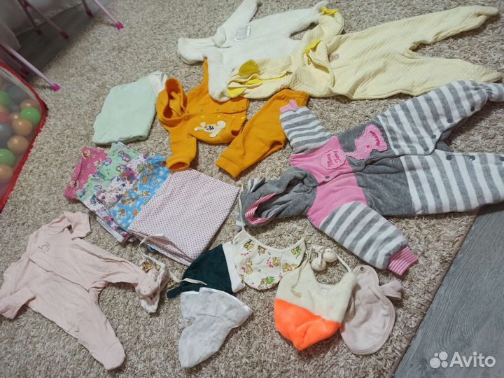 Пеленки вещи на девочку 0+