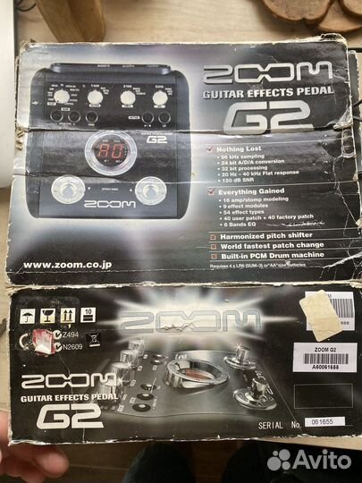 Гитарный процессор zoom g2